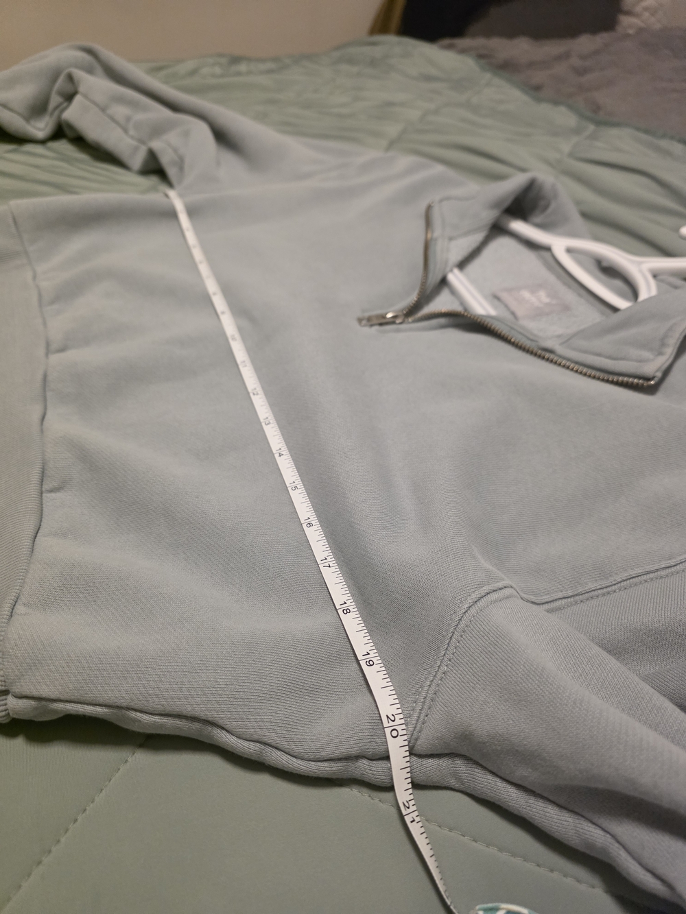 TNA Fleece Cropped 1/4 Zip Sweatshirt | Size Small - Picture 7 of 9